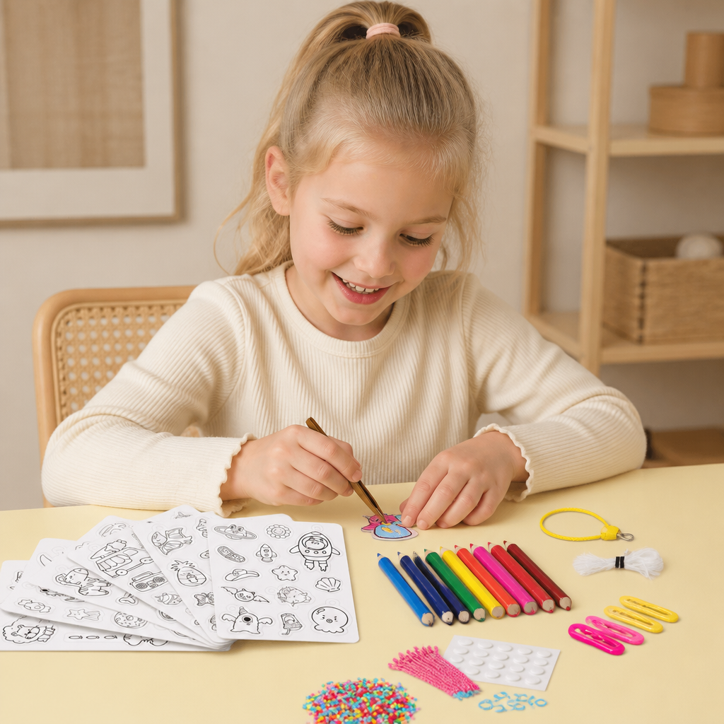 DIY-Schrumpfkunst-Set für Schlüsselanhänger & Charms für Kinder