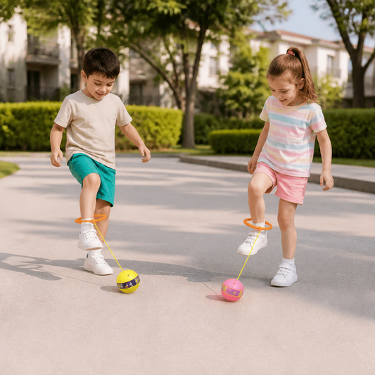 Interaktives Skip-Ball-Knöchelspielzeug für Kinder