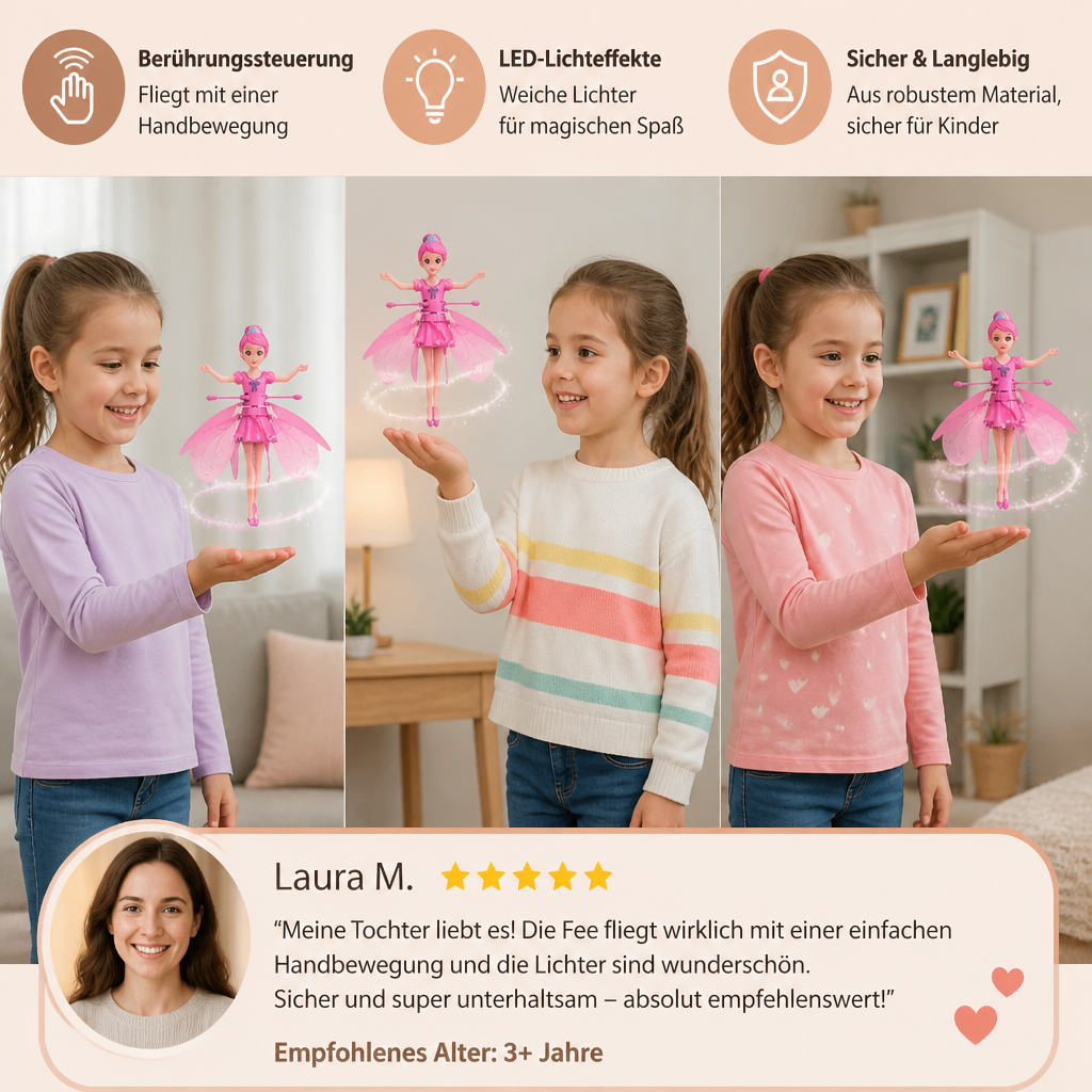 Schwebende Zauberfee Kinderspielzeug