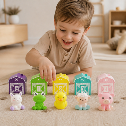 Montessori Farben & Zahlen Farm