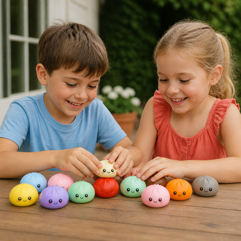 Dumpling-Squishy-Adventskalender mit geheimnisvollen Fidget-Überraschungen