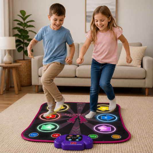 Leuchtende Bluetooth-Tanzmatte für Kinder mit 5 Spielmodi