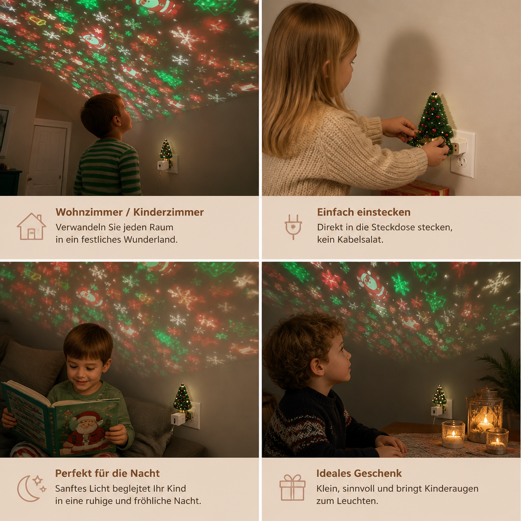 Weihnachtsbaum-Projektorlampe