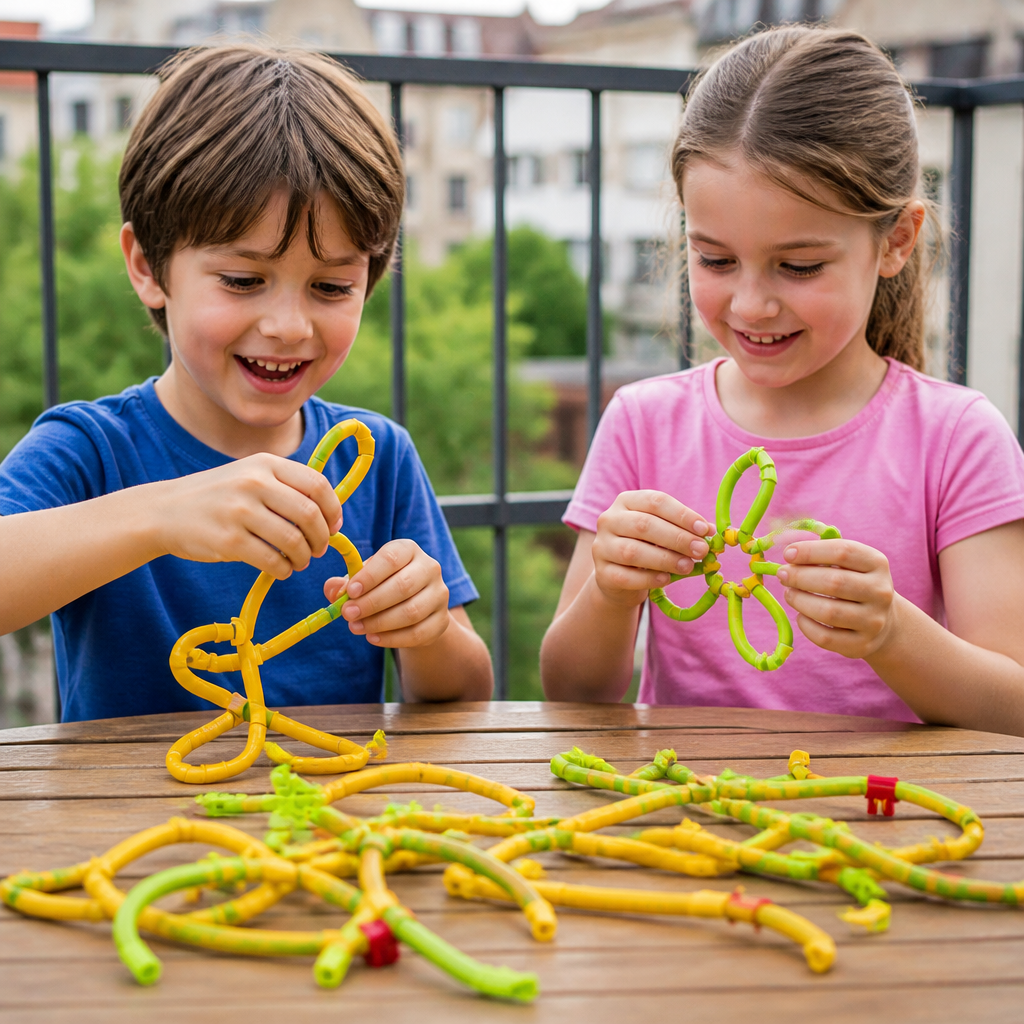 DIY Twisty Sticks – Kreatives 3D-Bauset & MINT-Konstruktionsspiel