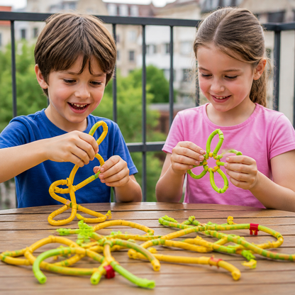 DIY Twisty Sticks – Kreatives 3D-Bauset & MINT-Konstruktionsspiel