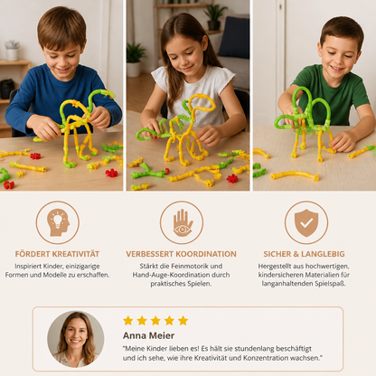 DIY Twisty Sticks – Kreatives 3D-Bauset & MINT-Konstruktionsspiel