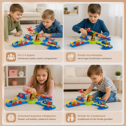 Interaktives Flugzeug-Brettspiel – Spannendes Mehrspieler-Familienspiel
