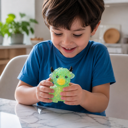 Mini-Highland-Rind-Squishy als Anti-Stress-Spielzeug