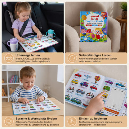 Interaktives Englisch-Soundbuch für Kinder – Antippen, Anhören & Spielerisch Lernen