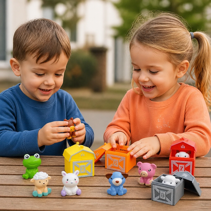 Montessori Farben & Zahlen Farm