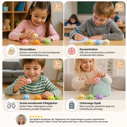 Dumpling-Squishy-Adventskalender mit geheimnisvollen Fidget-Überraschungen