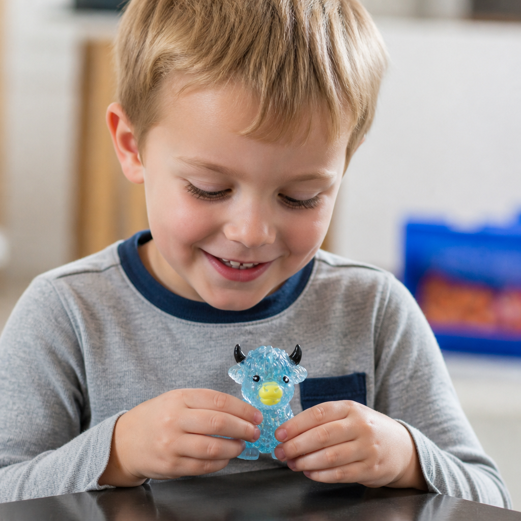 Mini-Highland-Rind-Squishy als Anti-Stress-Spielzeug