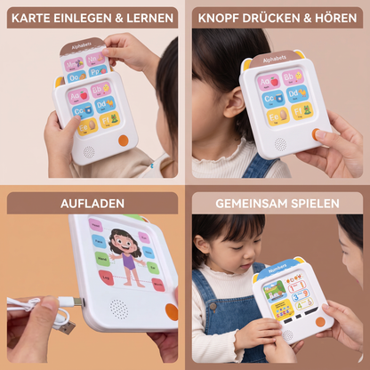 Interaktiver Englisch-Lernkartenleser für Kinder – Pädagogisches Lernspielzeug