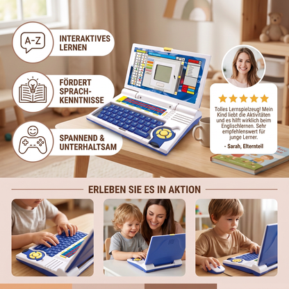 Interaktiver Lern-Laptop für Kinder