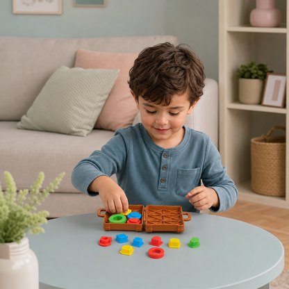 Montessori Sortierkoffer Für Farben Und Formen – Spielerisches Packspiel Für Die Ganze Familie