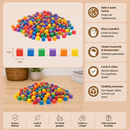 Kreative sensorische Klebewürfel – Sticky Cubes