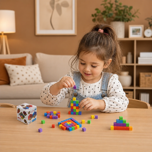 Kreative sensorische Klebewürfel – Sticky Cubes