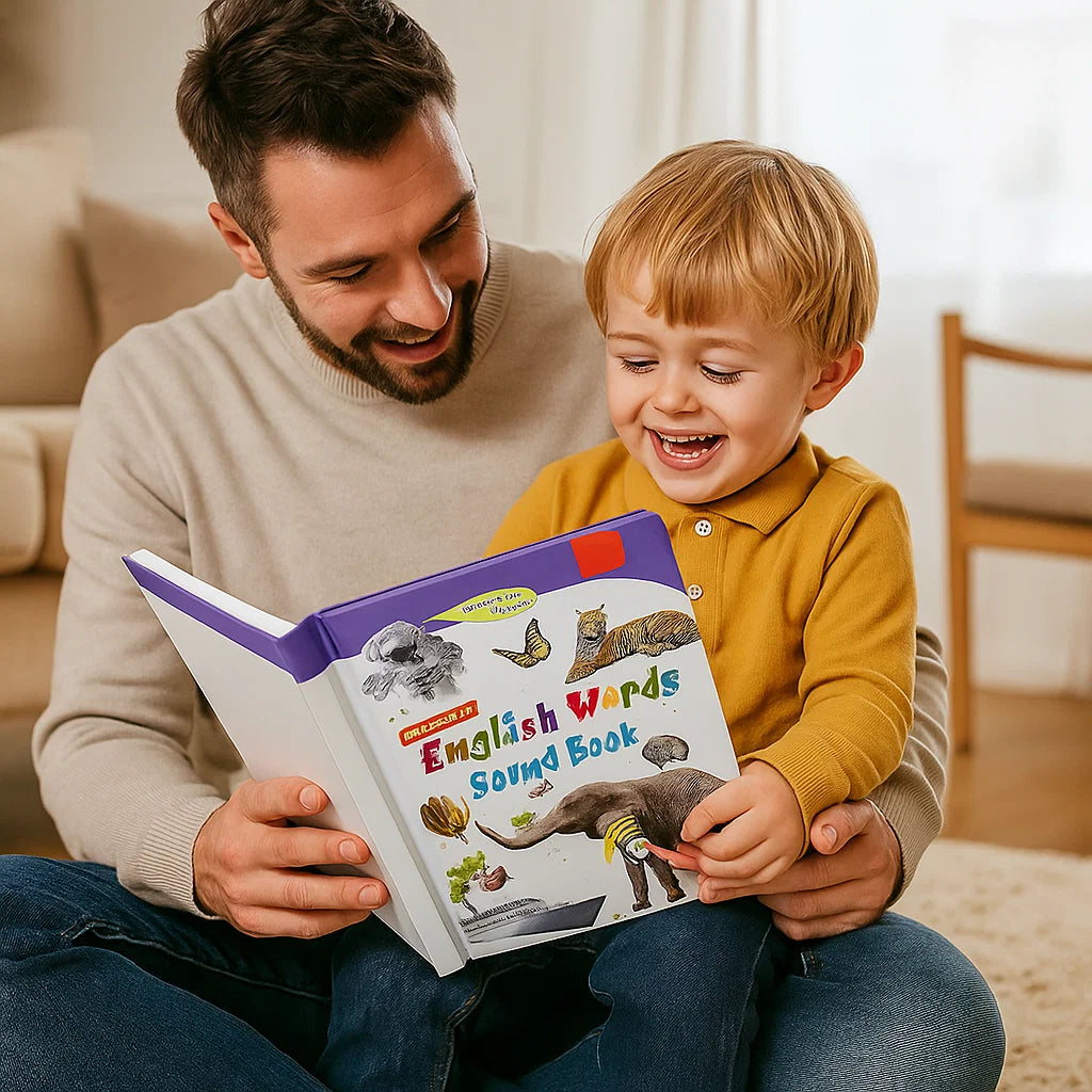 Englisch-Lernbuch ⎜ Interaktives Hörbuch für die frühe Sprachentwicklung und den Aufbau des Wortschatzes
