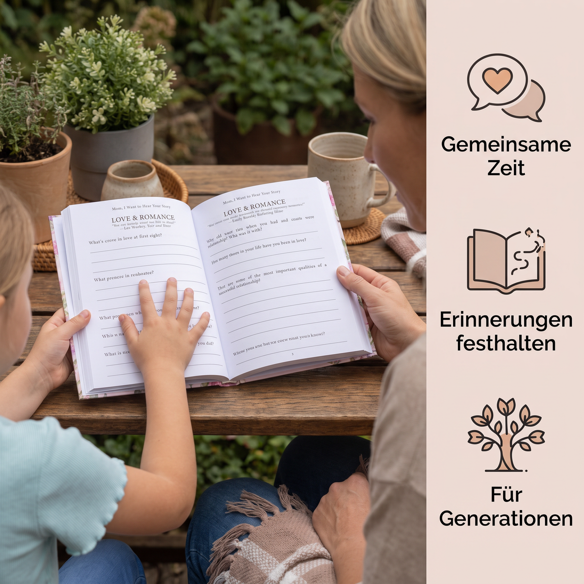 „Ich möchte deine Geschichte hören“ – Erinnerungsjournal für die Familie