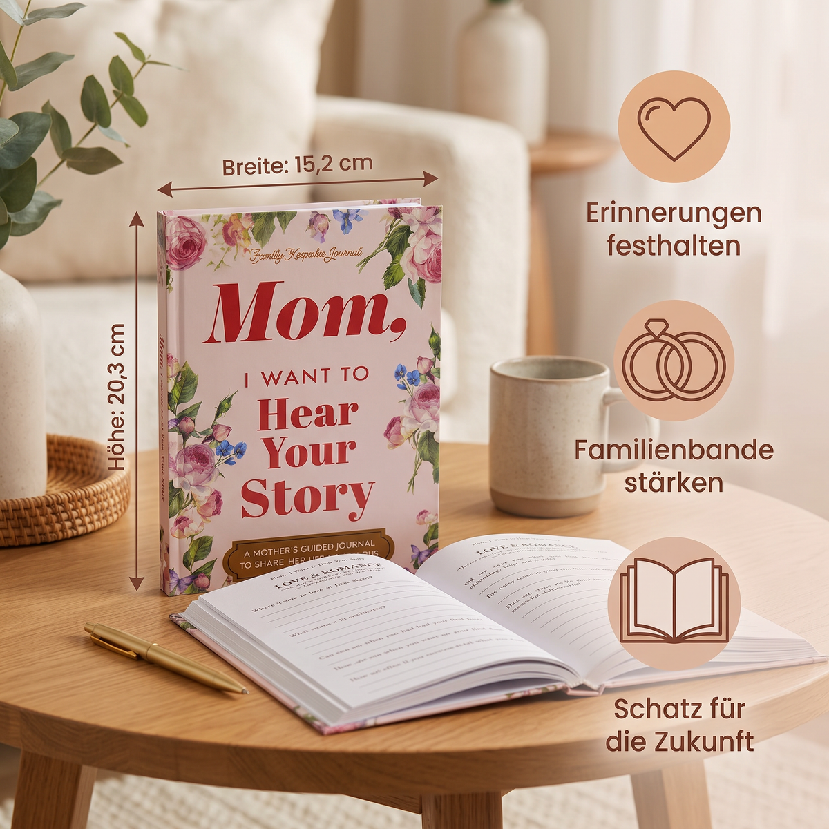 „Ich möchte deine Geschichte hören“ – Erinnerungsjournal für die Familie