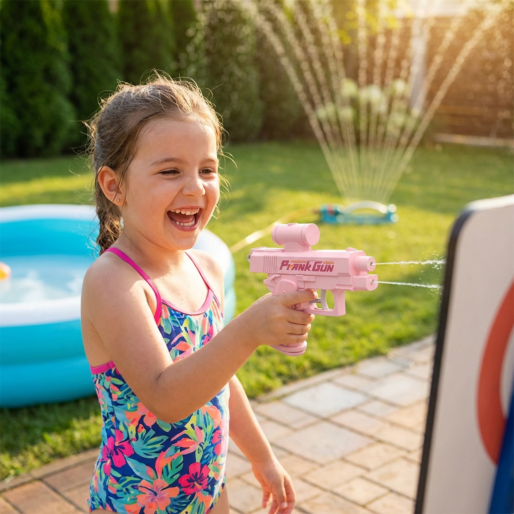 Doppelseitige Streich Wasserpistole für Kinder – Mini Spaß Wasserspielzeug