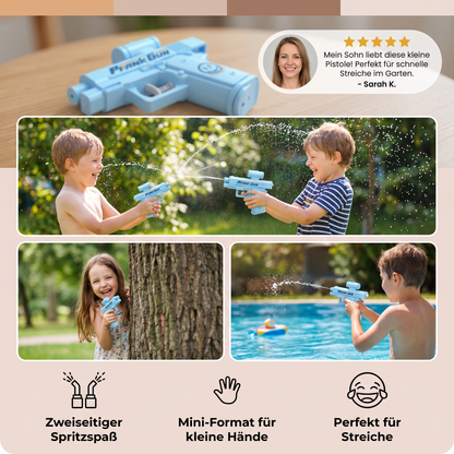 Doppelseitige Streich Wasserpistole für Kinder – Mini Spaß Wasserspielzeug