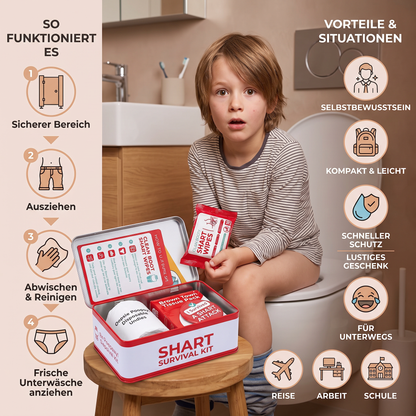 Lustiges "Shart Survival Kit“ – Ultimatives Scherzgeschenk-Set für peinliche Toilettenmomente