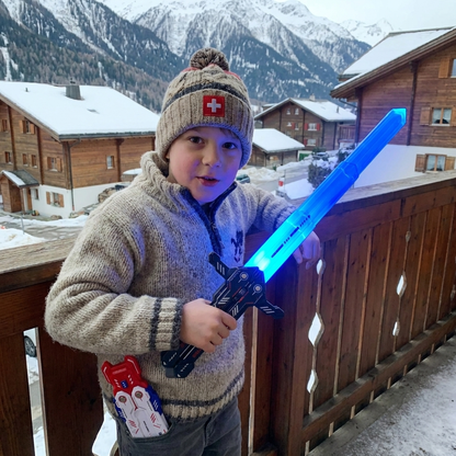 Leuchtendes Teleskop-Schmetterlingsschwert für Kinder