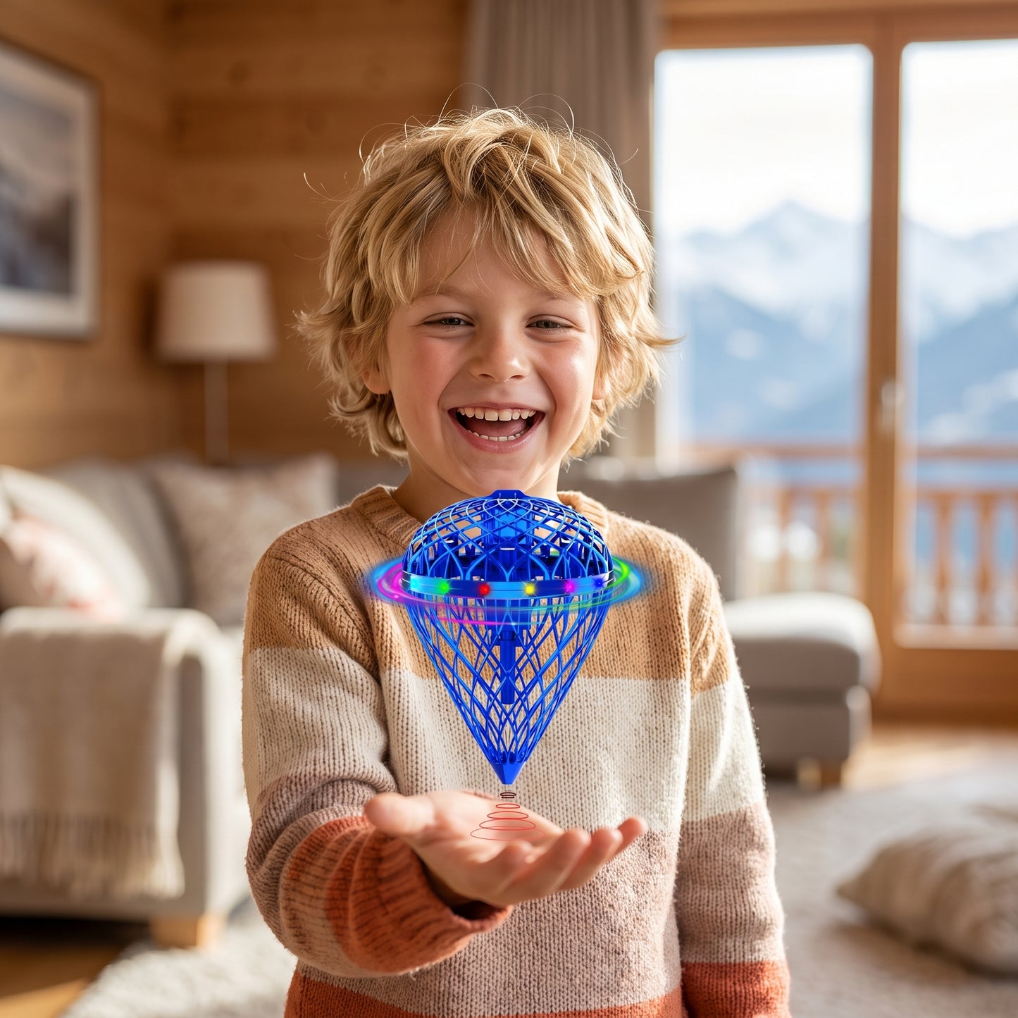 Fliegender Hüpf-Orb-Ball – Magisches Schwebe- & Wurfspielzeug für Kinder