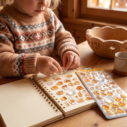 3D-Pfoten-Sticker – Niedliche weiche Puffy-Sticker für Kinder
