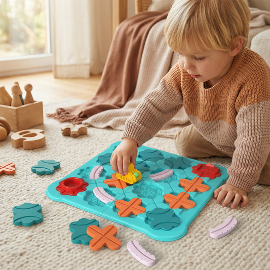 Labyrinth-Straßenpuzzle für Kinder