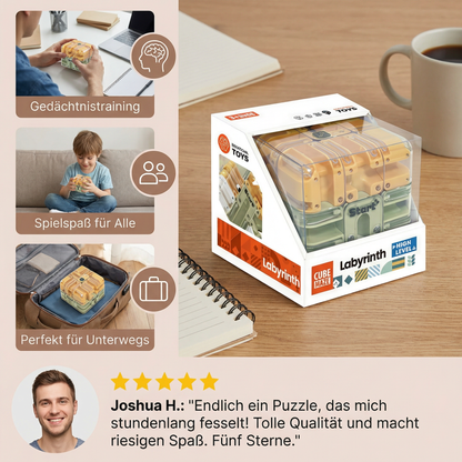 3D Labyrinth Puzzle Würfel