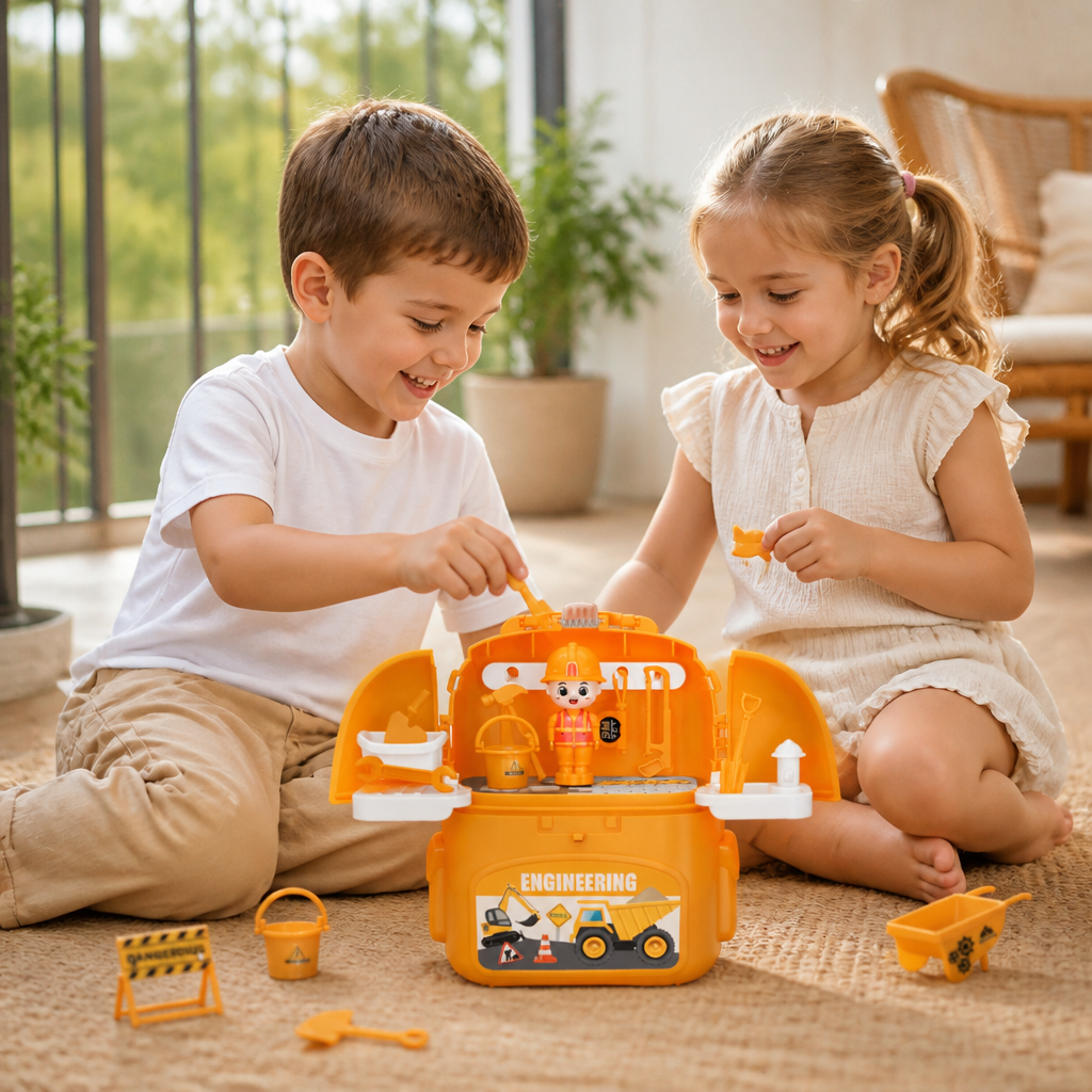 3-in-1 Rucksack-Spielset für unterwegs