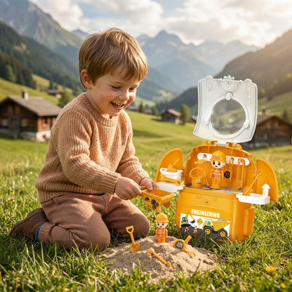 3-in-1 Rucksack-Spielset für unterwegs