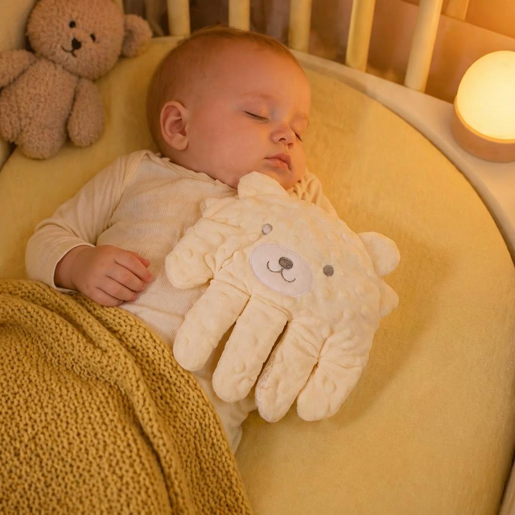 Baby Einschlafhilfe mit sanfter Klopffunktion – unterstützt ruhiges und selbstständiges Einschlafen
