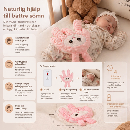 Baby Einschlafhilfe mit sanfter Klopffunktion – unterstützt ruhiges und selbstständiges Einschlafen