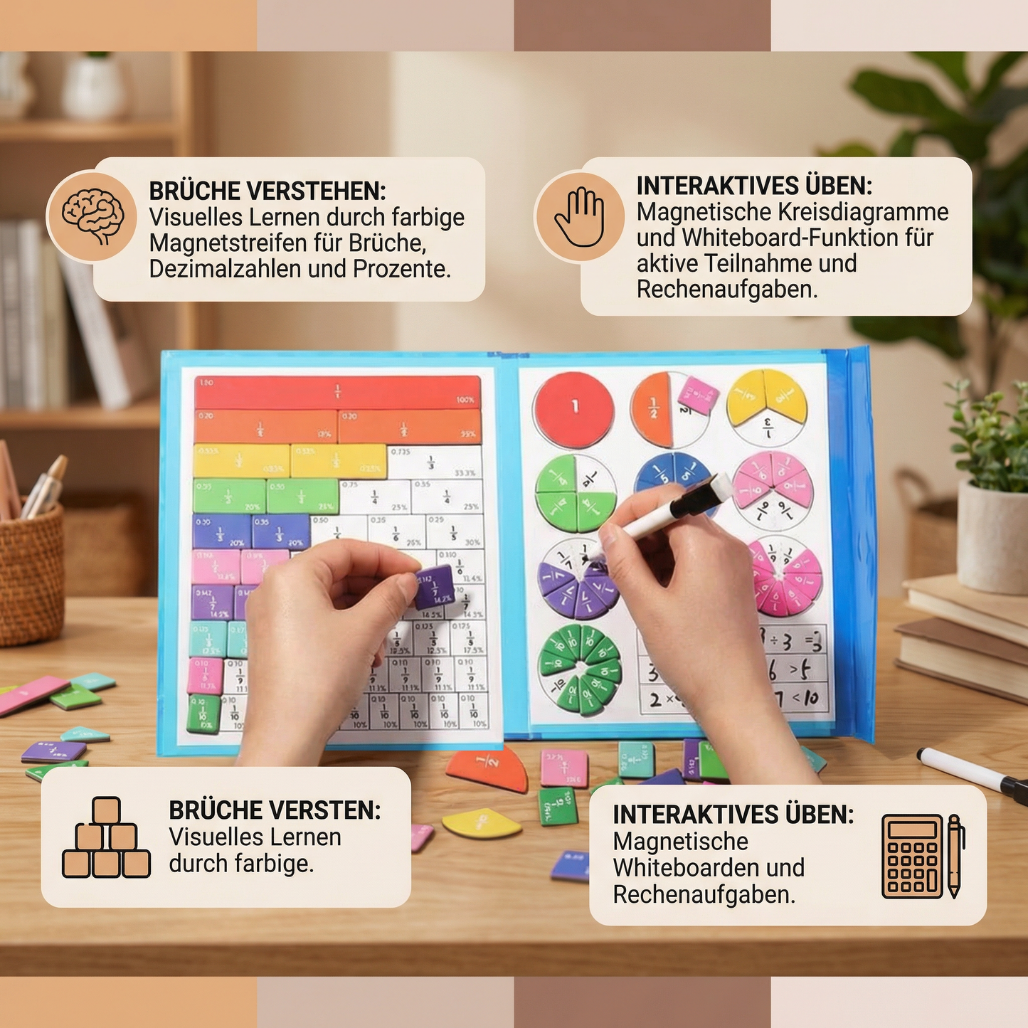 RechenMeister Magnet Mathe Spiel