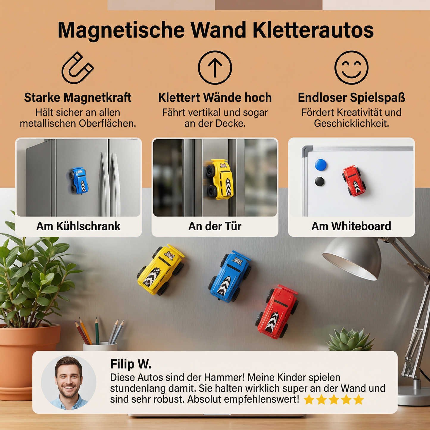 Magnetische Wand Kletterautos