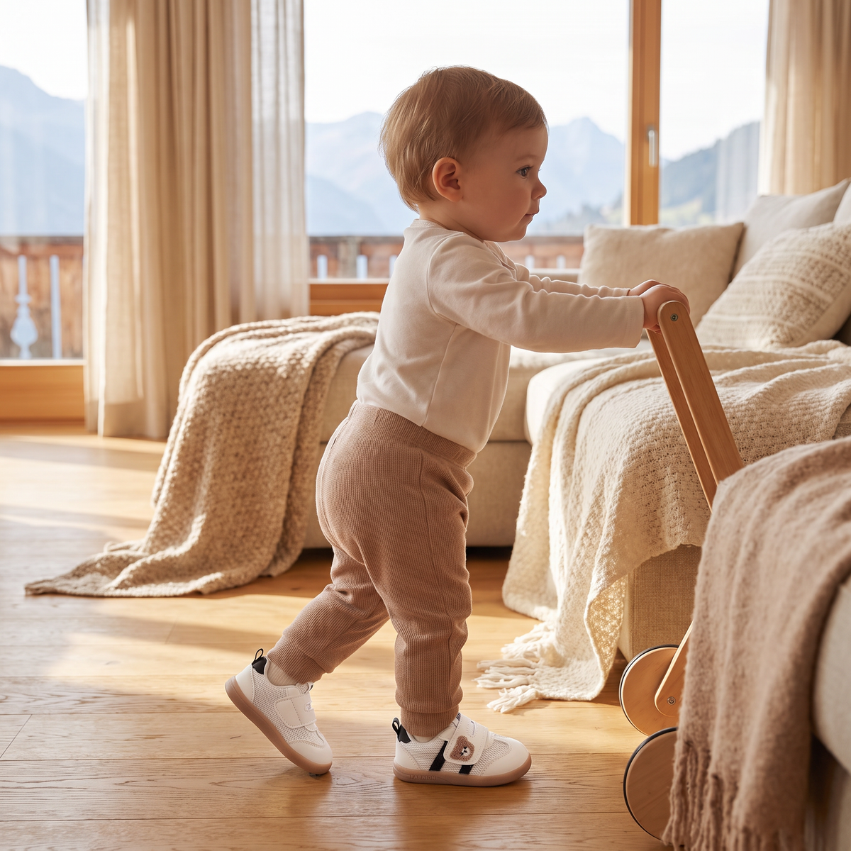 Atmungsaktive Lauflernschuhe für Babys & Kleinkinder – Weiche, rutschfeste Sohle