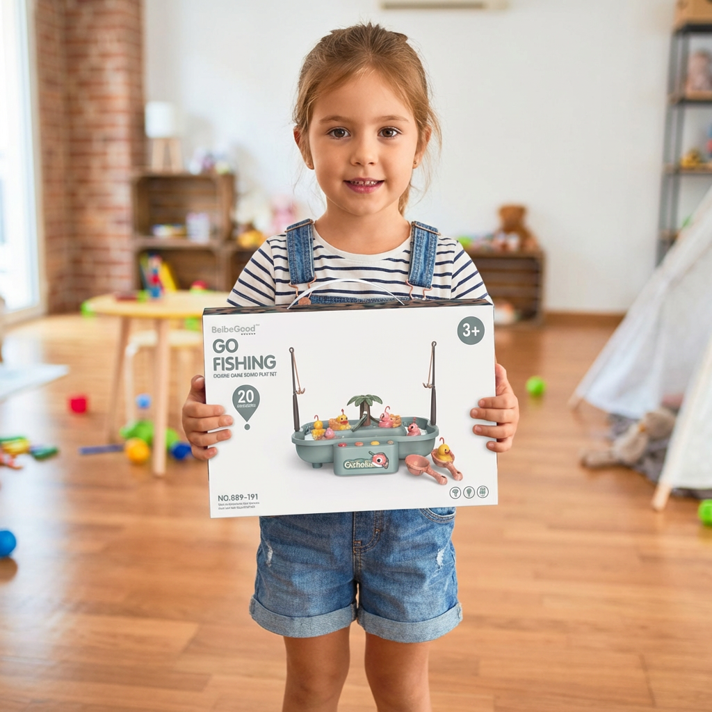 Interaktives Angelspiel für Kinder – Wasserspielzeug Set für gemeinsamen Spielspaß