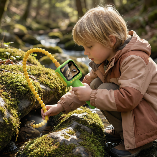 Chind Entdecker Kamera – Unterwasser & Natur Entdeckungs-Spielzeug mit Licht & Display