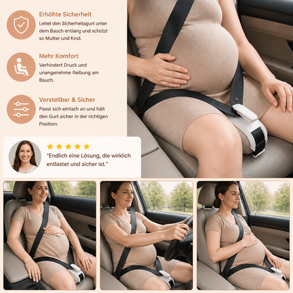 Bauchstützgurt für Schwangere im Auto – Verstellbare & bequeme Unterstützung für den Babybauch