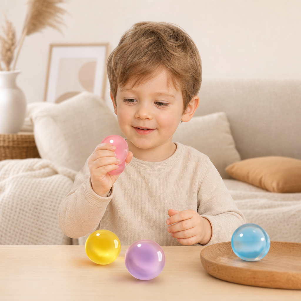Stressball mit Kokosöl-Füllung – Weich & Entspannend