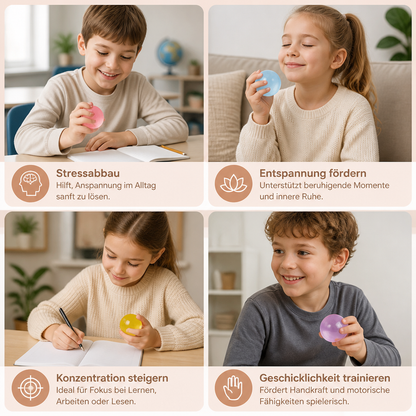 Stressball mit Kokosöl-Füllung – Weich & Entspannend