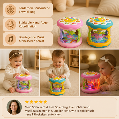 Interaktives Musikspielzeug mit Licht – Montessori-Sensorspielzeug mit beruhigenden Schlafliedern