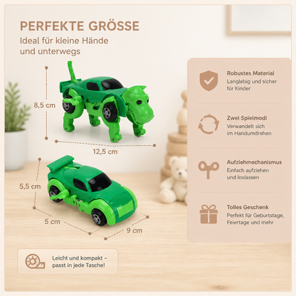 Aufziehbares Tier-Transformationsauto