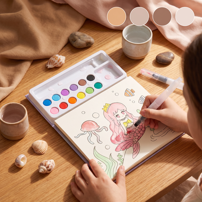 Alles-in-einem Aquarell-Malbuch