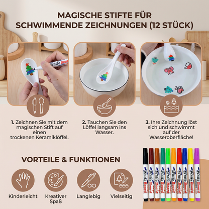 Magische Stifte für schwimmende Zeichnungen (12 Stück)
