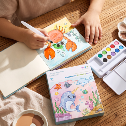 Alles-in-einem Aquarell-Malbuch