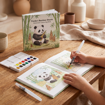 Alles-in-einem Aquarell-Malbuch